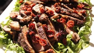 Rib-Eye Steaks with Porcini Rub