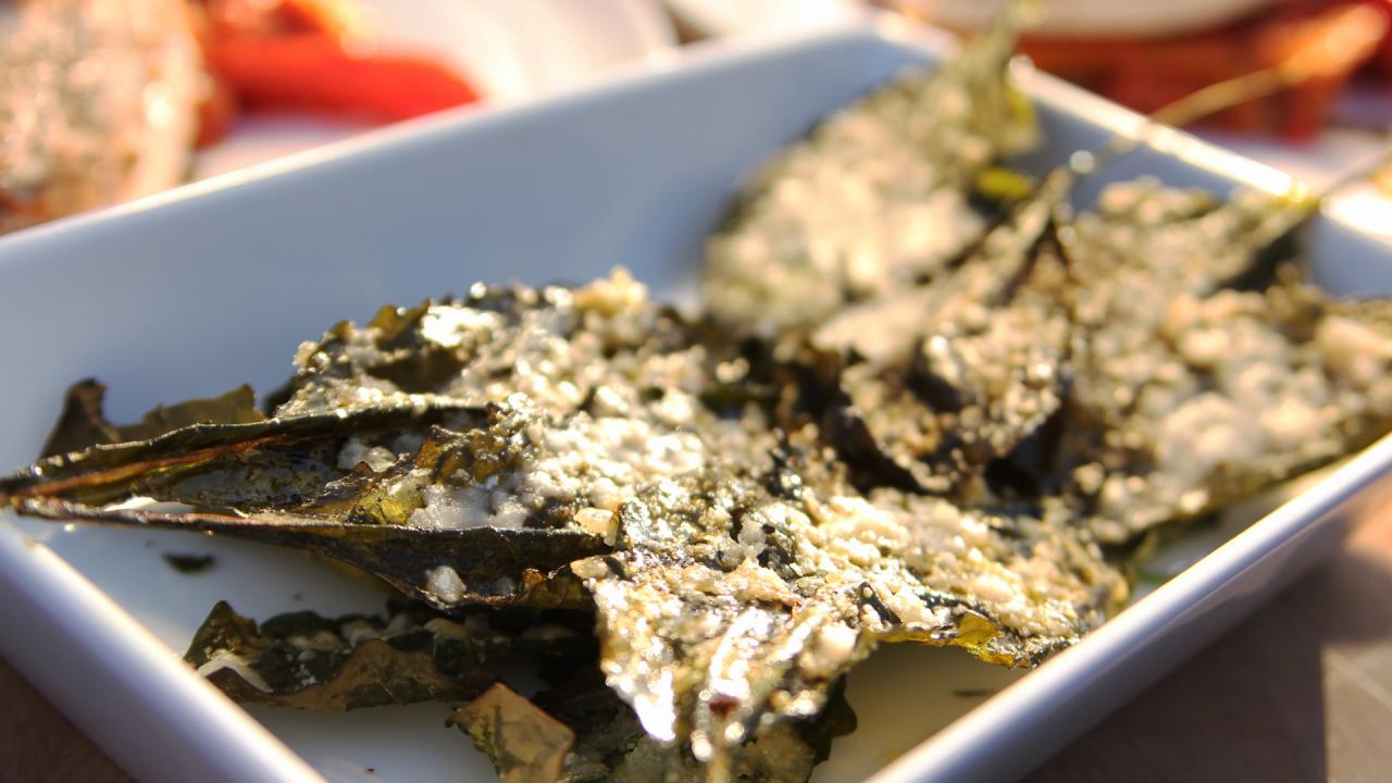 Ina's Parmesan Kale Chips