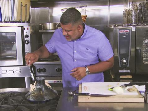 Cooking on a Tagine Lid