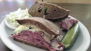 Pastrami at Greenblatt's Deli