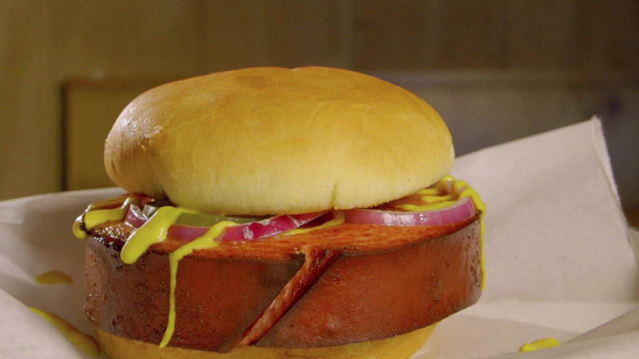 Martin's Fried Bologna Sandwich