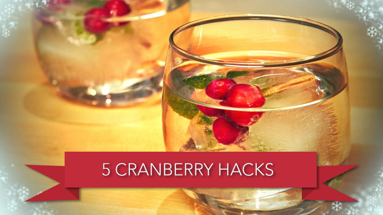 Holiday Cranberry Hacks