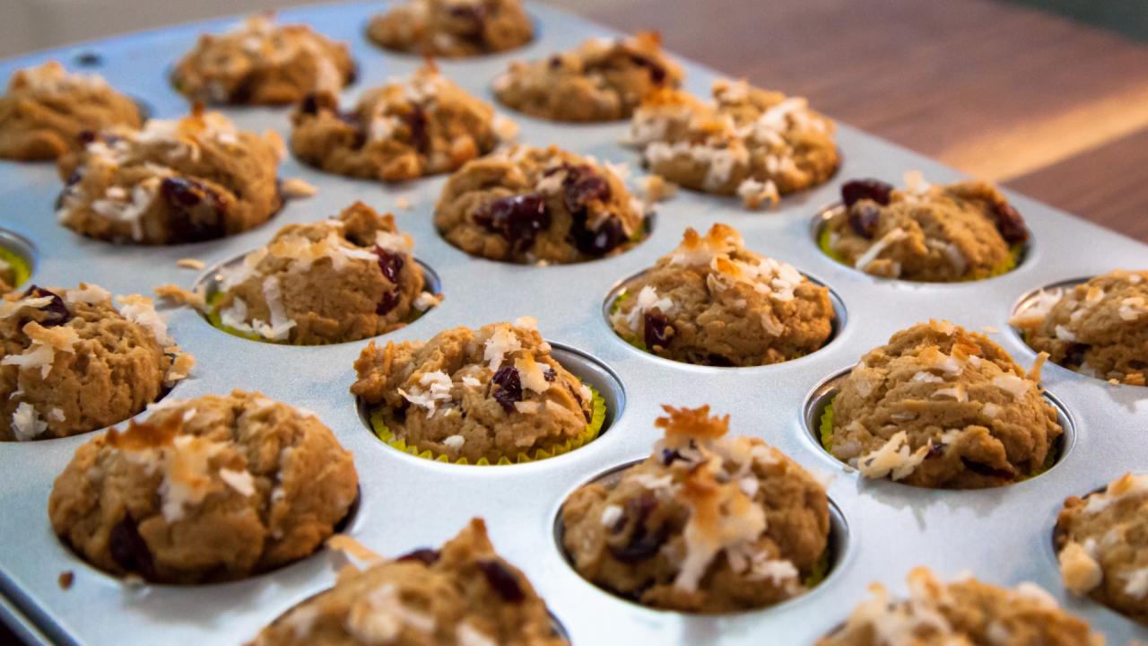 Val's Cherry Coconut Scuffins