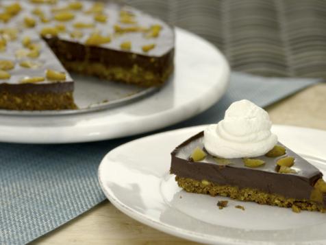 Chocolate-Pistachio Fudge Tart