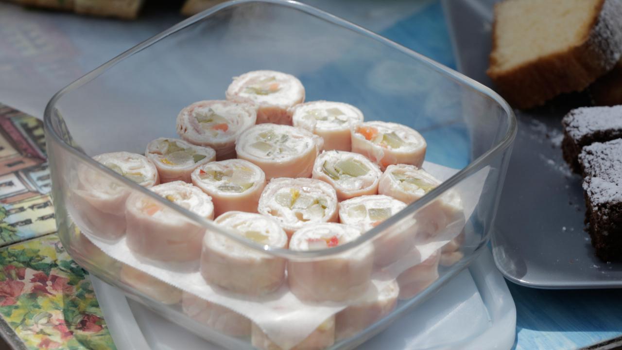 Prosciutto Cotto Pinwheels