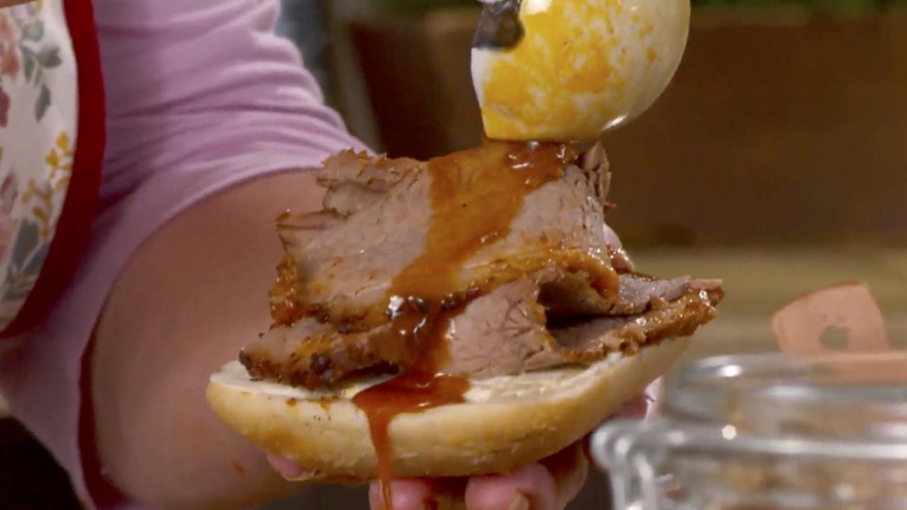 BBQ Braised Brisket Sandwiches