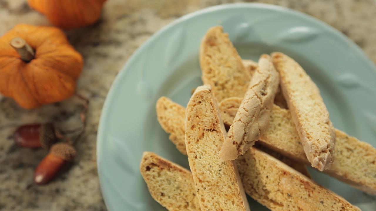White Chocolate Herb Biscotti