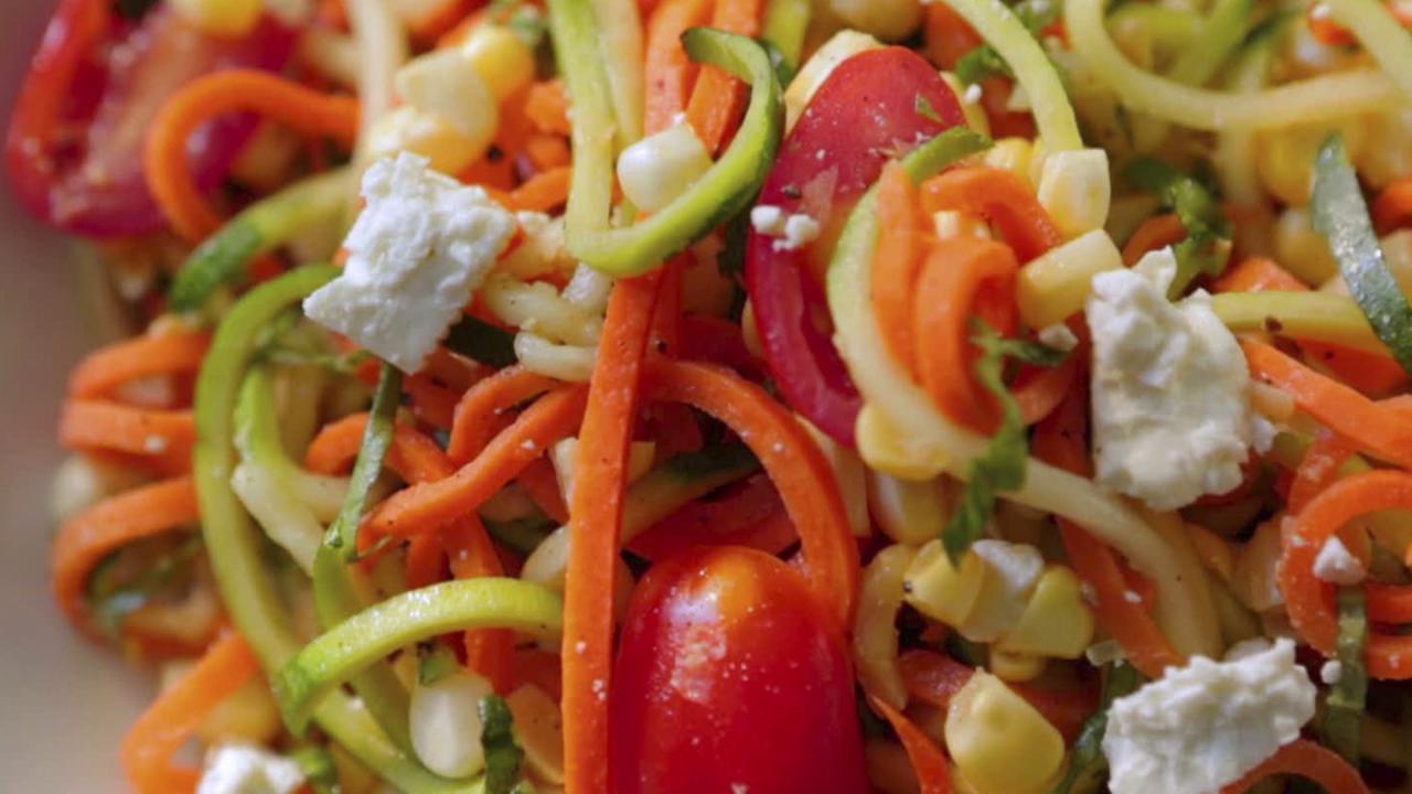 Zucchini Noodle Salad