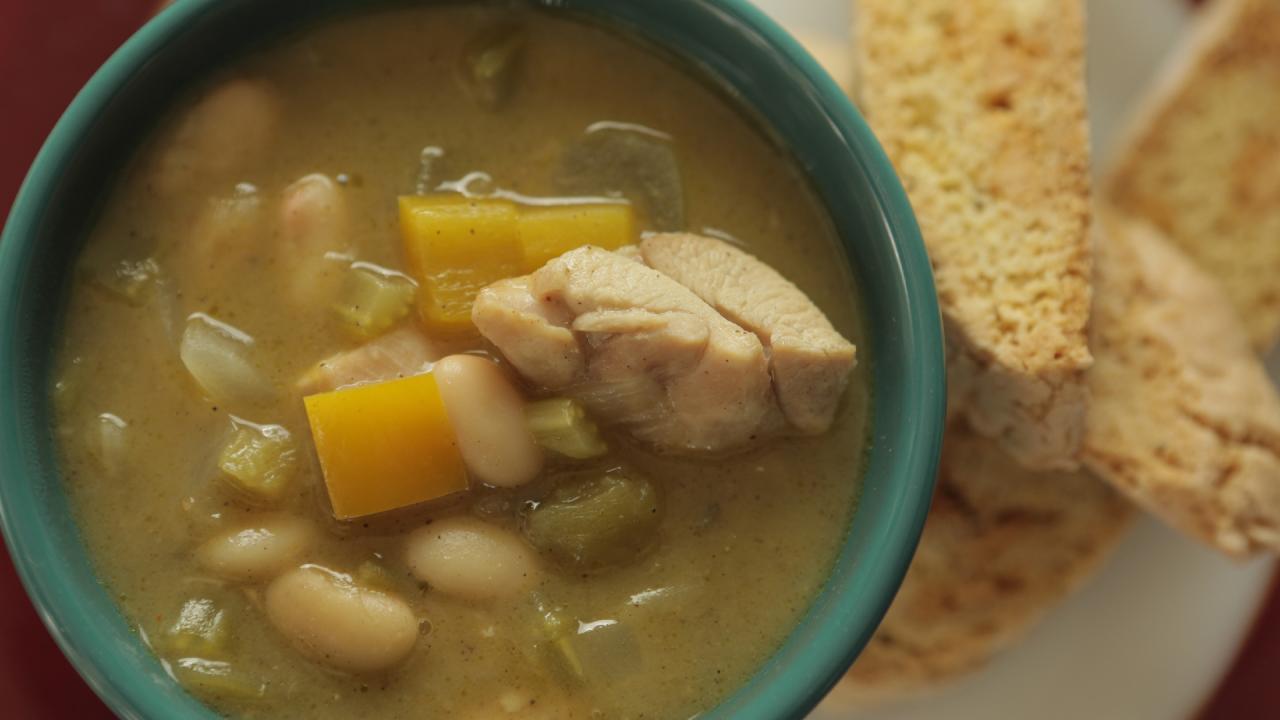 Roasted White Chicken Chili