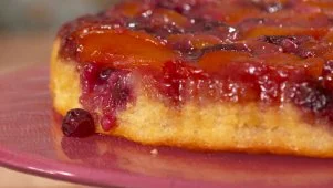 Fresh Fruit Upside-Down Cake