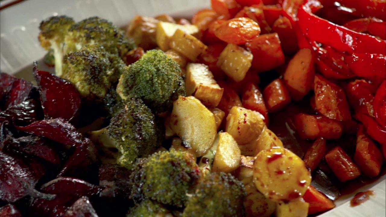 Rainbow Roasted Vegetables