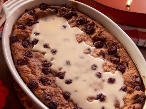 Nancy's Cherry Bread Pudding