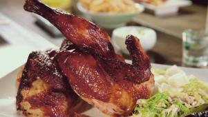 Drunken Chicken at Biergarten in Koreatown, CA