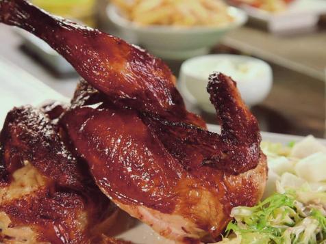 Drunken Chicken at Biergarten in Koreatown, CA
