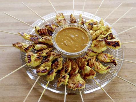 Chicken Satay and Peanut Sauce