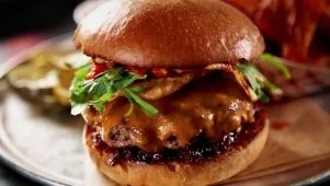 Peanut Butter Bacon Burger