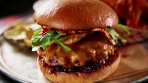 Peanut Butter Bacon Burger