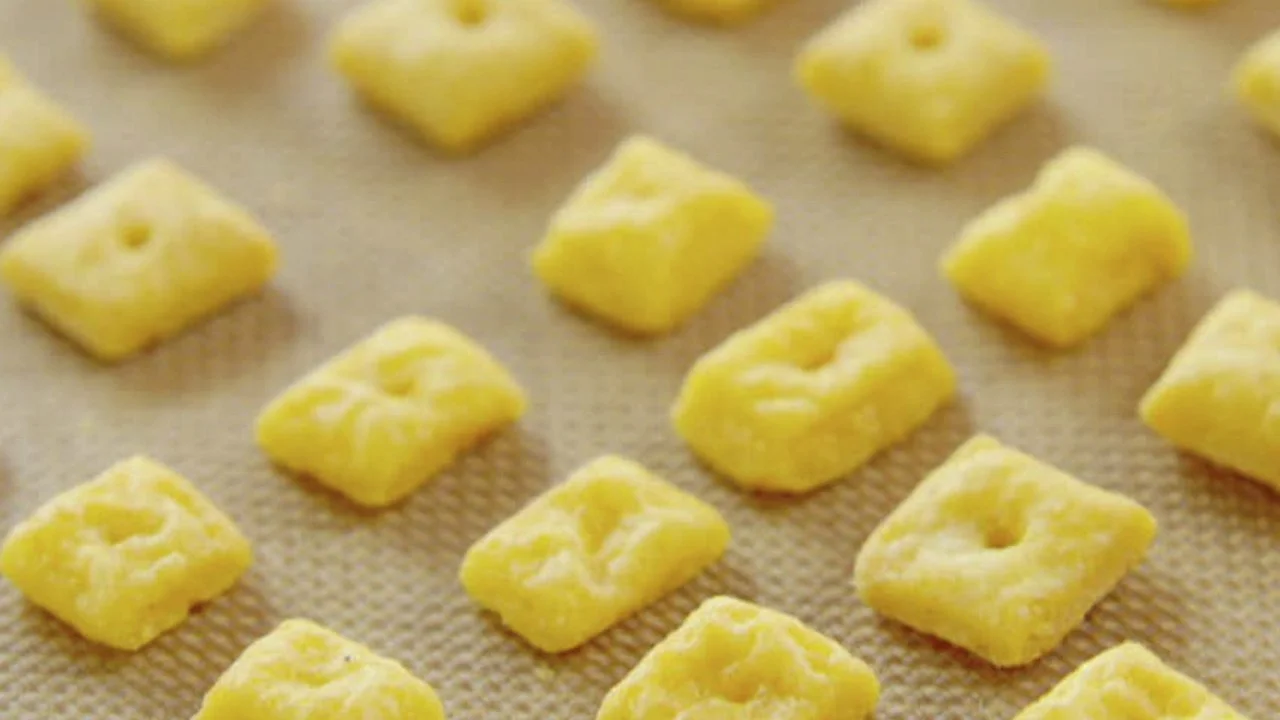 Homemade Cheddar Crackers