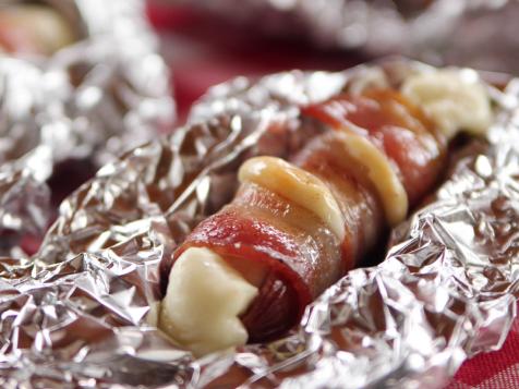 Cheesy Bacon Hot Dogs