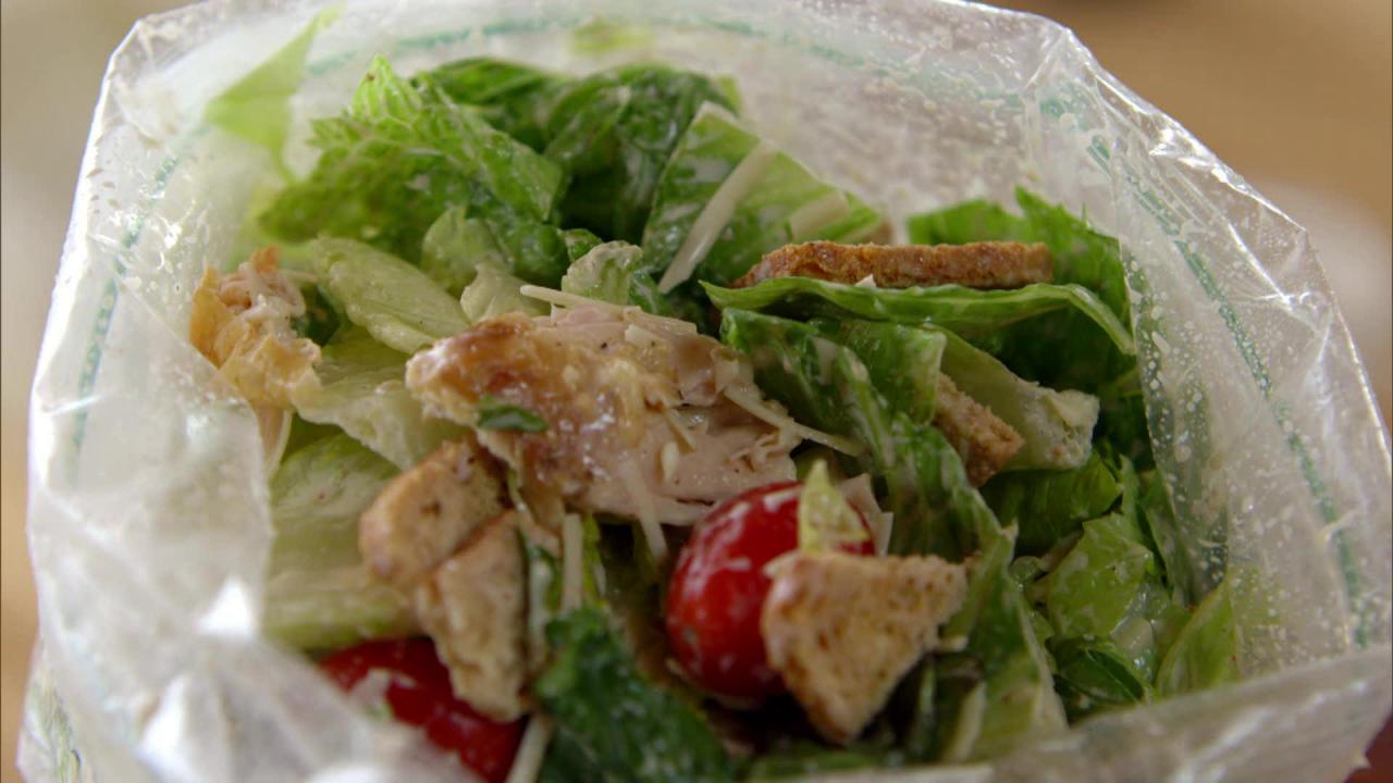 Zipper Bag Caesar Salad