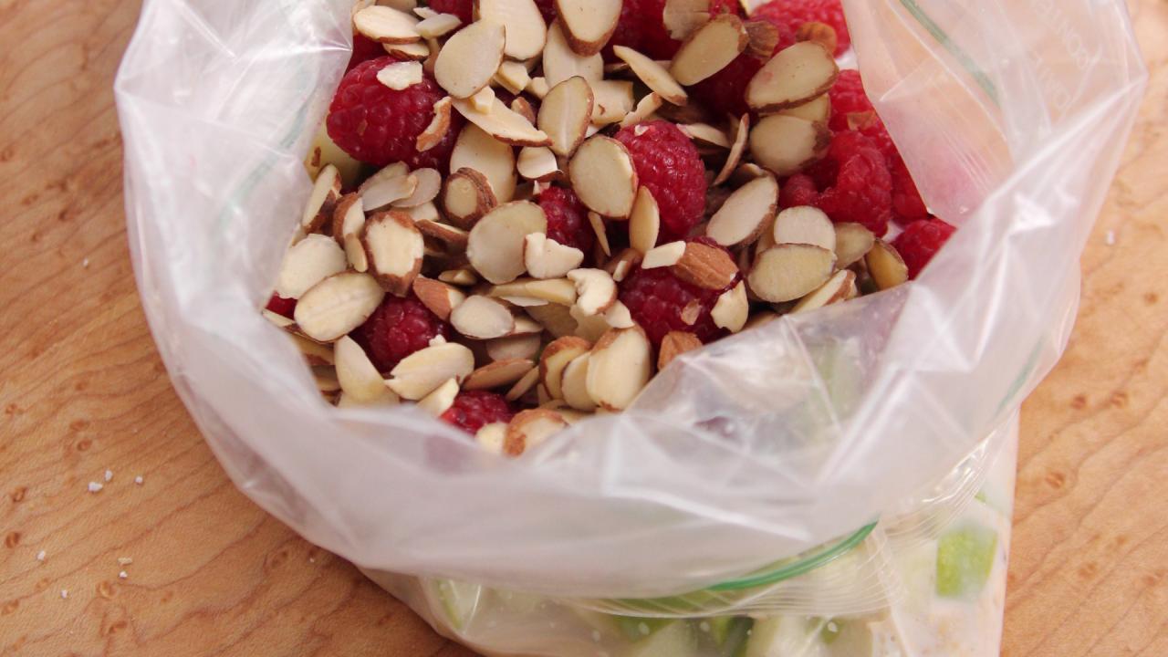 Zipper Bag Overnight Oatmeal