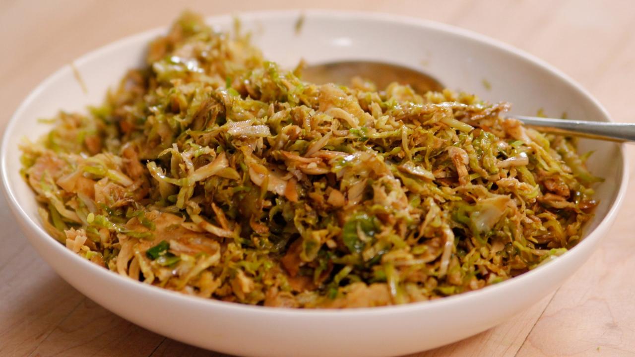 Ina's Sauteed Brussels Sprouts