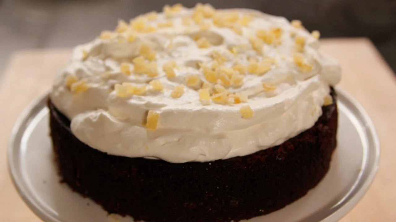 Lemon Ginger Molasses Cake