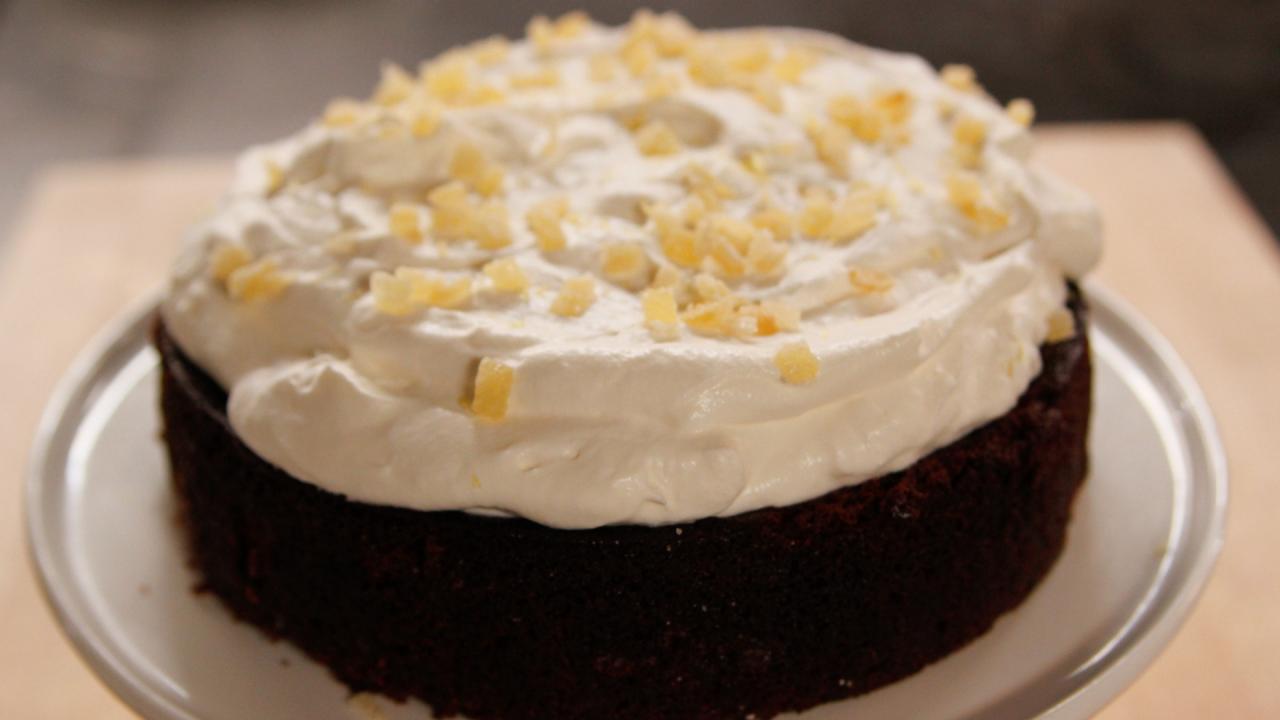 Lemon Ginger Molasses Cake