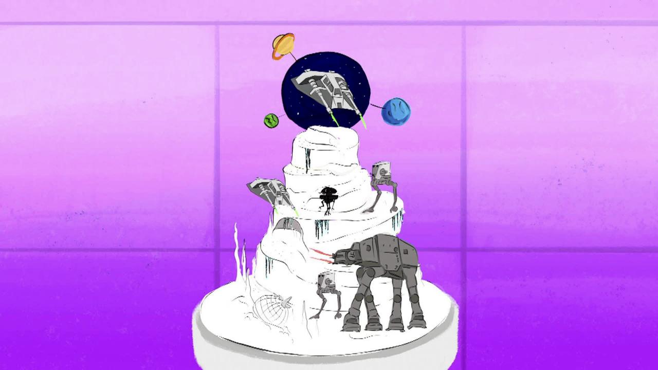 Ron's Star Wars Cake