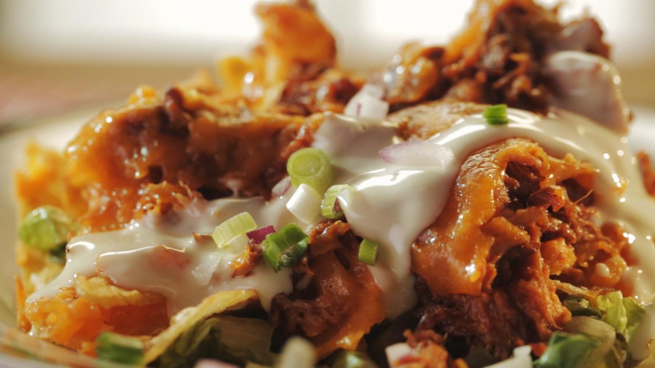 Trisha's Barbecue Pork Nachos