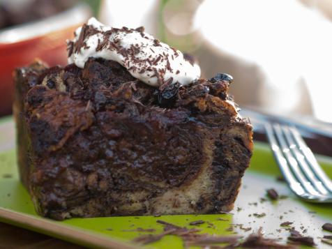 Chocolate Babka Bread Pudding with Rum-Spiked Cherries
