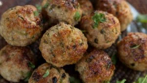 Turkey Meatballs with Fire-Roasted Green Chiles