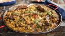 Pork and Chicken Paella Verde