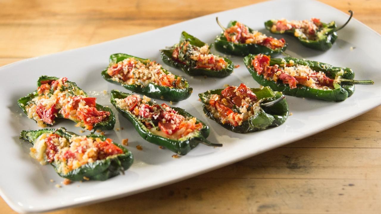 Alex's Stuffed Poblano Peppers