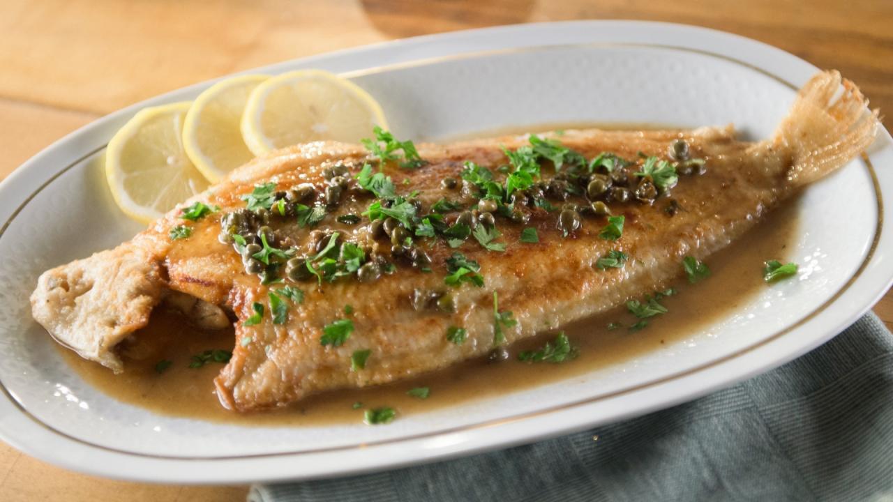 Geoffrey's Dover Sole Meuniere