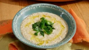 Savory Oatmeal Risotto