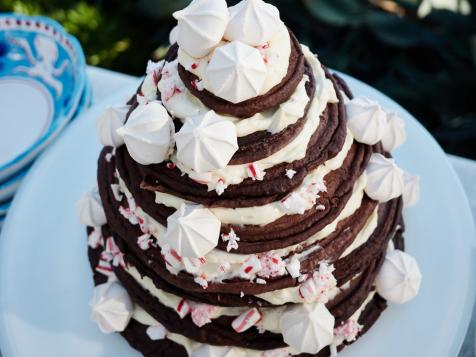 Chocolate Candy Cane Tower