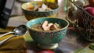 Grilled Chicken Vegetable Soup