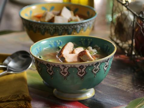 Grilled Chicken Vegetable Soup