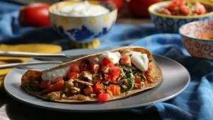 Healthy Egg White Fajita