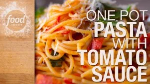 One-Pot Spaghetti with Fresh Tomato Sauce