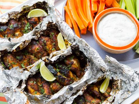 Foil-Pack Grilled Wings