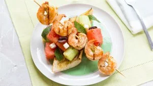 Shrimp and Watermelon Salad