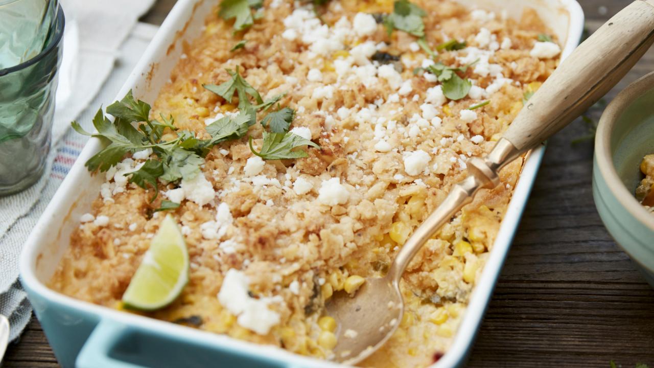 Spicy Creamed Corn Crumble