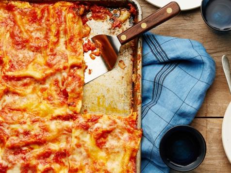 All-Crust Sheet Pan Lasagna