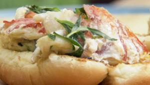 Lobster Roll with Herb Butter