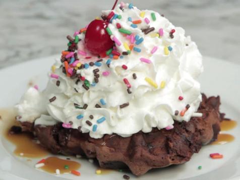 Waffled Brownie Sundae