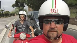 Guy and Hunter in Rome