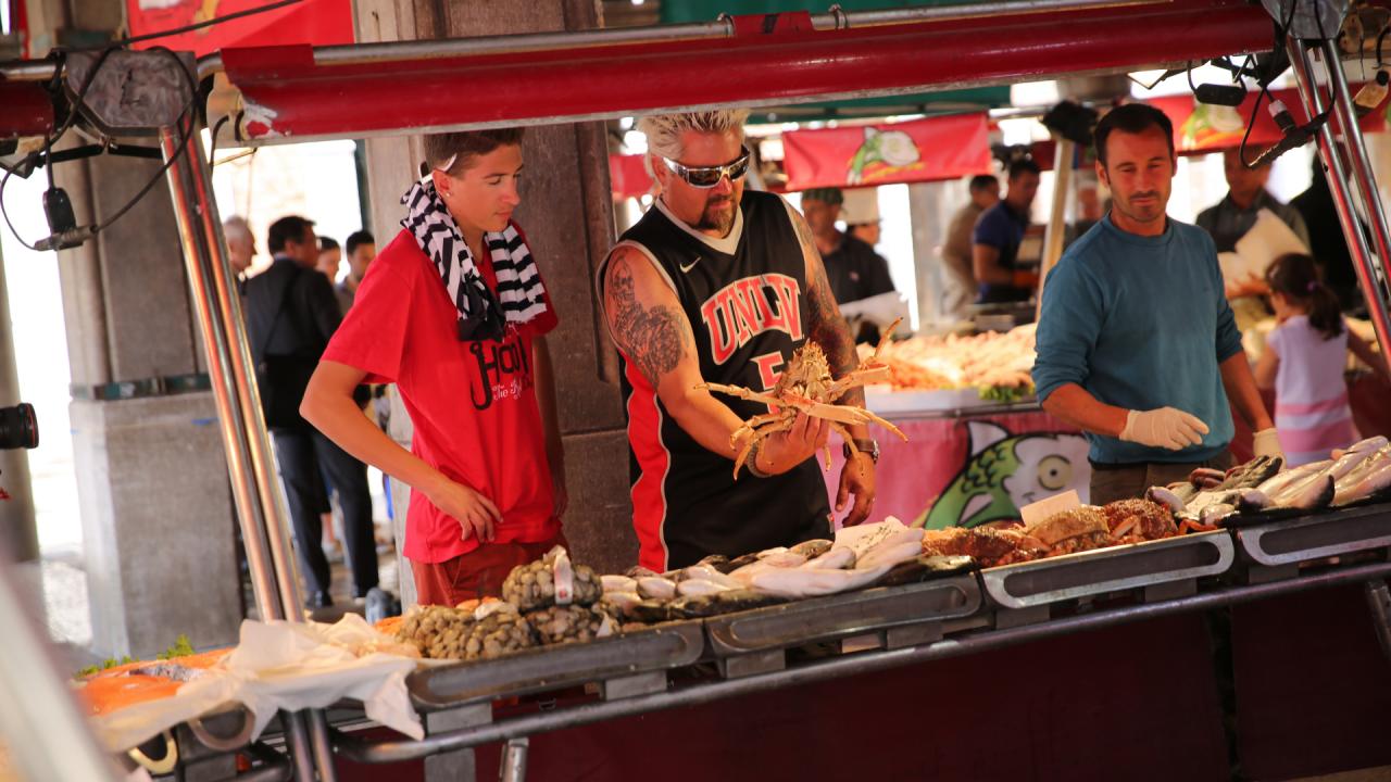 Rialto Market in Venice, Italy