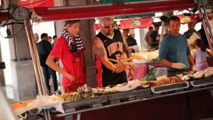 Rialto Market in Venice, Italy